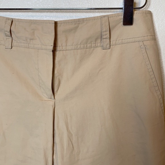 Theory Khaki Dress Pants Trousers Flare Tan Sz 4 - Picture 3 of 9
